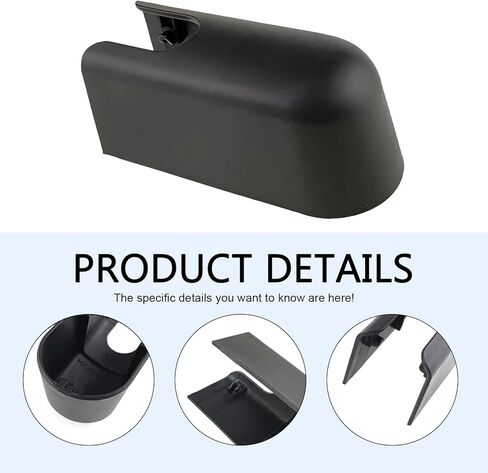 Rear Windshield Wiper Arm Cover Cap, Rear Wiper Rocker Dust Protection Cap, Replacement OEM JL1Z-17C526-A, JL1Z17C526A, Compatible with Ford Escape 2013-2025 (Black) in Saudi Arabia