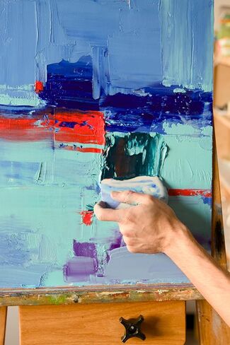 Gamblin Ground & Gesso Blade, Prime Canvases and Panels Quickly with Thin Even Coats, Create Less Mess and Waste, Easy Clean-Up, 100% Recycled Material, Made in the USA in Kuwait