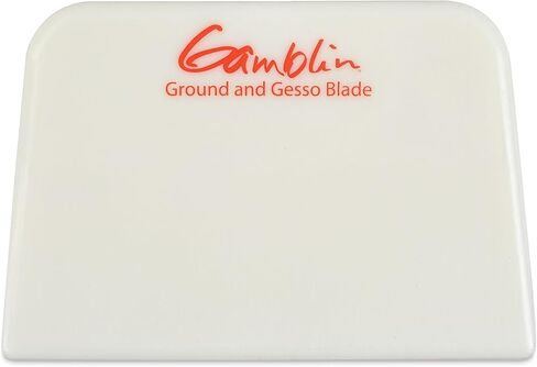 Gamblin Ground & Gesso Blade, Prime Canvases and Panels Quickly with Thin Even Coats, Create Less Mess and Waste, Easy Clean-Up, 100% Recycled Material, Made in the USA in Kuwait