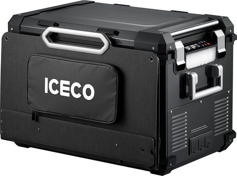 ألواح شمسية ICECO SP80 المحمولة بقدرة 80 وات، لوحة شمسية أحادية البلورية عالية الكفاءة، شاحن شمسي قابل للطي مع مسند قابل للتعديل، مقاوم للماء IP67 للأماكن الخارجية والتخييم والمركبات الترفيهية والنسخ الاحتياطي في حالات الطوارئ in Kuwait