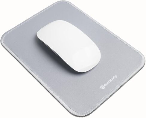 excovip Small Mouse Pad with Stitched Edge, Computer Mouse Mat with Non-Slip Rubber Base, Mousepad for Computers Laptop Mouse Black 7.8"x5.9"x0.07" 0498 in Saudi Arabia