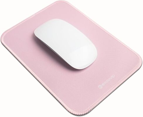 excovip Small Mouse Pad with Stitched Edge, Computer Mouse Mat with Non-Slip Rubber Base, Mousepad for Computers Laptop Mouse Black 7.8"x5.9"x0.07" 0498 in Saudi Arabia