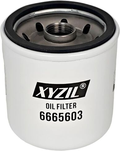 XYZIL Oil Filter 6665603 Compatible with Bobcat S250 S300 S330 863 873 883 440 450 632 642 722 732 742 T200 864 442 A220 A300 Compatible with John Deere 60 M653 M655 M665 316 317 318 420 STX38 STX46 in Kuwait