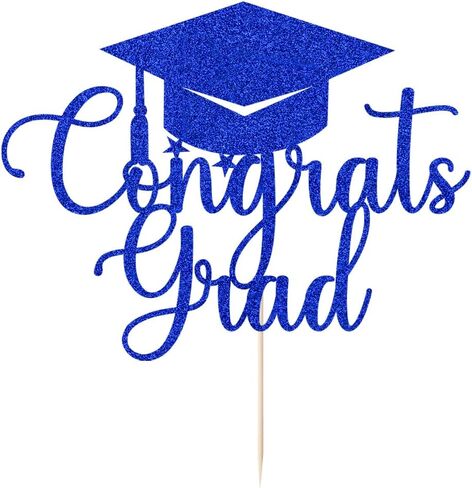 مرآة سليبيروي من الأكريليك الذهبي اللامع Congrats Grad Cake Top - 2026 قبعة التخرج لتزيين الكيك للمدرسة الثانوية والكلية ورياض الأطفال in Kuwait