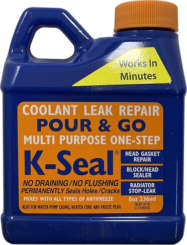 K Seal متعدد الأغراض، خطوة واحدة، إصلاح تسرب سائل التبريد الدائم، حشية 8 أونصة in Kuwait