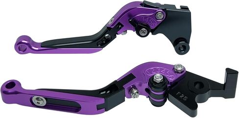 Purple Brake Clutch Lever Set Replacement for Kawasaki Ninja 500 Z500 2024 2025 Ninja 400 Z400 18-23 Ninja 300 13-18, Aluminum Adjustable Motorcycle Levers Brake Clutch Handle (Purple Black) in Kuwait