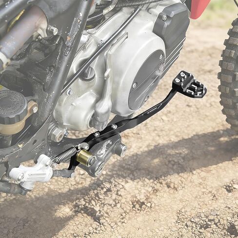 رافعة دواسة قدم الفرامل NICECNC ATV، استبدال ممتد من الألومنيوم بطول 10 مم قابل للتعديل متوافق مع Yamaha Banshee 350 YFZ350 1987-2006، رقم الجزء 3GG-27211-10-00 in Kuwait
