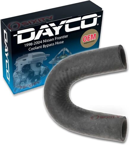 Dayco Engine Coolant Hose compatible with Nissan Frontier 2.4L L4 1998-2004 in Kuwait