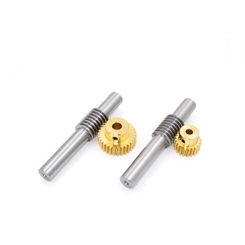 1MOD Rod 20 6mm Copper Worm Steel Worm D20 Reduction Ratio 20 25 30 40 50 60 Tooth Drive Worm Pinion(Worm Gear 20t 10mm) in Saudi Arabia