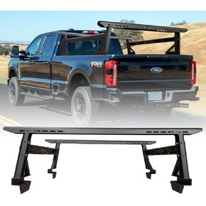Universal Heavy Duty fruck Bed Rack - Adjustable Height, Extendable, Aluminum Cross Bars for Most Pickup rucks Ram Silverado GMC Tacoma Tundra Gladiator F150 F250 F350 in Saudi Arabia