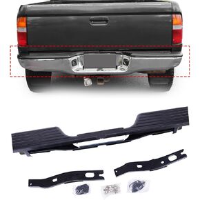 CarPartsDepot New Replacement Parts Chrome Steel Rear Step Bumper Assembly Kit Compatible With 1995-2004 Toyota Tacoma Pickup Truck Fits TO1102215 2283598113 in Saudi Arabia