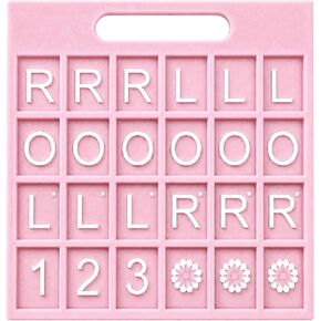 Solo Mahjong Board Pink Charleston Trainer & Passing Guide Solo Practice Cheat Sheet for Beginners NMJL Rule Tabletop Accessory in Saudi Arabia