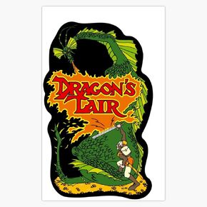 ملصق ممتص الصدمات مغناطيسي قابل للإزالة مقاس 5 بوصات من Dragons Lair | مغناطيس مركبة عالي التحمل in Kuwait