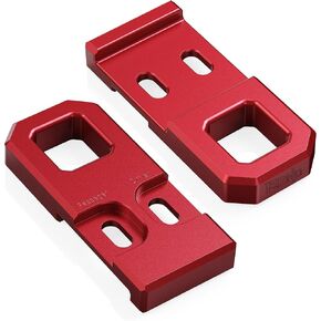 RENO Tacoma Front Tow Hook, Aluminum Demon Front Tow Hook Mounting Bracket Compatible with 2009-2023 Tacoma Off-Road Truck, Replace OEM 51961-35080 (Red, 2Pcs) in Kuwait