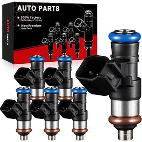 Fuel Injectors Fits for:-Ford Edge Explorer Flex F150 Transit150 Transit250 Transit350 for:-Mustang for:-Lincoln MKX V6 3.5L 3.7L 2011-2019 6PCS OE#0280158191, FJ1116, 822-11214 in Saudi Arabia