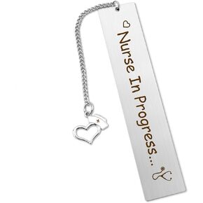 Nursing School Student Gifts for Women Future Nurse in Progress RN Gifts Nurses Week Graduation Gift Book Accessories Metal Bookmark Unique Birthday Christmas Nurse Appreciation Gift Ideas in Saudi Arabia