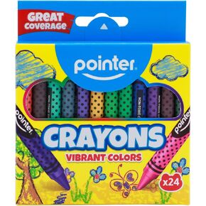Pointer Watercolor Crayons – 36 Twistable Crayons with Brush in Bear-Eared Storage Jar – Non-Toxic Art Set for Kids – Great Christmas Gift for Creative Fun in Saudi Arabia