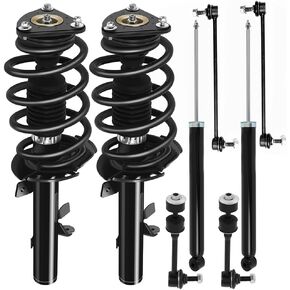 Struts Shock suspension kit for 2014 2015 2016 2017 2018 ford Escape Front Complete Strut Assembly,Rear shock absorber,Stabilizer Bar Link,Tie Rod End 8 Pcs, 172751 172750 553392 39111 in Saudi Arabia