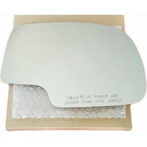 Mirror Glass and ADHESIVE for 99-06 Chevy Silverado or GMC Sierra / 00-06 Tahoe or Suburban Passenger Right Side Replacement -Fits POWER MIRROR ONLY in Kuwait