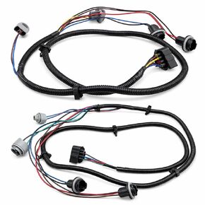 Rear Tail Light Wiring Harness Driver & Passenger Side Compatible with Chevrolet Silverado 1500 2500 3500 2003, 2004, 2005, 2006, 2007 Replace # 16531401, 16531402 in Saudi Arabia