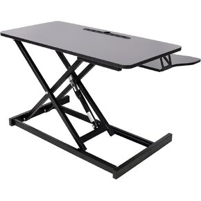 Gecheer Adjustable Height Standing Desk Converter with Keyboard Tray for Ergonomic Monitor Setup in Saudi Arabia