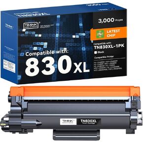 TN830XL ​​خراطيش الحبر بديل لـ Brother TN830XL ​​TN830 TN830 XL عمل الحبر للأخ HL-L2460DW DCP-L2640DW HL-L2480DW HL-L2400D HL-L2405W MFC-L2820DW 1PK (HIVELENTION) in Kuwait