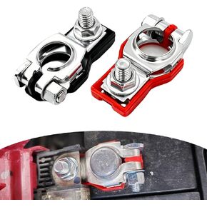 1 Pair Battery Terminal Connectors, Positive and Negative Battery Cable Terminal Top Post for Nissan, Rouge, Maxima, Murano, Premium Copper Battery Terminals 243407F000, 24340-7F000, 243407F001 in Saudi Arabia