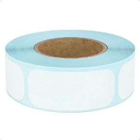 THEBLUETOUCH 500 pcs Dissolvable Food Labels - 0.75" x 1.75" Water Dissolving Labels, No Residue for Meal Prep & Food Storage Containers in Saudi Arabia