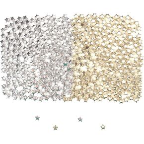Star Beads Spacer Beads with Large Hole in Silver for Jewelry Making and Charms DIY Craft - 400 Pieces in Saudi Arabia