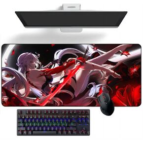 Anime Mouse pad Honkai: Star Rail Acheron Anime Desk Mat Keyboard Mat Large Mouse Pads Rubber Mouse Mats, 400mm*900mm*3mm in Saudi Arabia