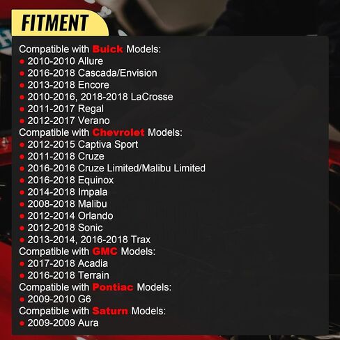 غطاء صمام ناقل الحركة متوافق مع شيفروليه ماليبو 2008-2018 كروز سونيك إمبالا كابتيفا سبورت 2012 2013 2014 2015 بويك ريجال 2011-2017 إنكور بونتياك G6 2009-2010 جي إم سي تيرين أكاديا in Kuwait