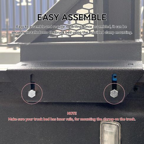 Universal Heavy Duty fruck Bed Rack - Adjustable Height, Extendable, Aluminum Cross Bars for Most Pickup rucks Ram Silverado GMC Tacoma Tundra Gladiator F150 F250 F350 in Saudi Arabia