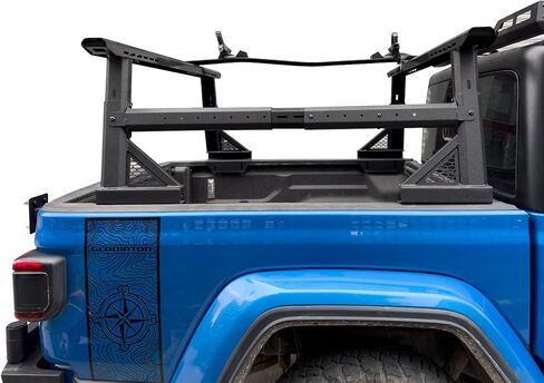 Universal Heavy Duty fruck Bed Rack - Adjustable Height, Extendable, Aluminum Cross Bars for Most Pickup rucks Ram Silverado GMC Tacoma Tundra Gladiator F150 F250 F350 in Saudi Arabia