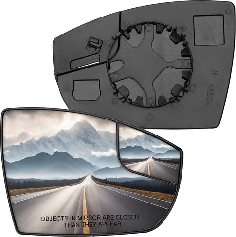 استبدال مرآة جانبية للركاب لسيارة Ford Escape 2013 2014 2015 2016، C-Max 2013 2014 2015 2016 2017 2018 - زجاج مرآة الجانب الأيمن، زجاج مرايا الرؤية الخلفية in Kuwait