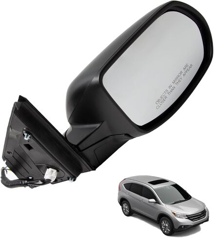 76208-T0A-A11 Right Passenger Side Mirror Fit for Honda CRV CR-V 2012 2013 2014 2015 2016 Replace HO1320268, Exterior Rearview Mirror without Heated, Manual Folding Power Adjustment Glass, 3Pin in Saudi Arabia