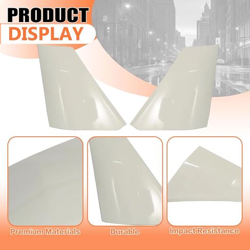 JX RACING 2 PCS Side Corner Panel Compatible with Hino 155/165/195/300 2012-2016 2017 2018 2019 2020 2021 2022 2023 Dutro Driver&Passenger Side in Saudi Arabia