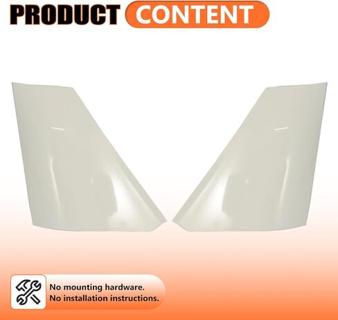 JX RACING 2 PCS Side Corner Panel Compatible with Hino 155/165/195/300 2012-2016 2017 2018 2019 2020 2021 2022 2023 Dutro Driver&Passenger Side in Saudi Arabia