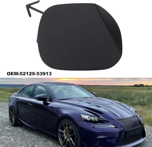 ECSiNG Front Bumper Tow Cover 52129-53913 Compatible with Lexus F-Sport IS250 IS200T IS350 IS300 2014-2017 in Kuwait