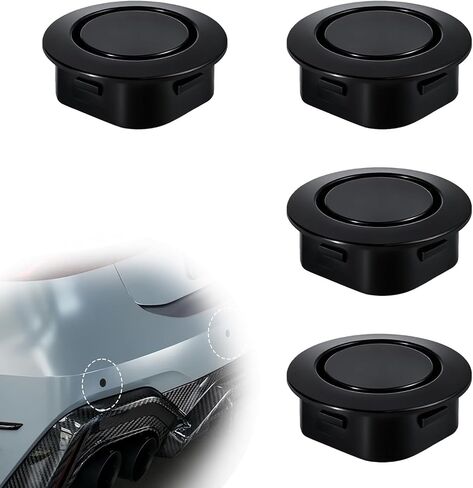 4PCS Car Rear Bumper Radar Hole Cover for KIA Carnival 2022-2024 2025, Plugs Rear Bumper Parking Sensor Hole Covers Protective Exterior Trim Accessories in Kuwait