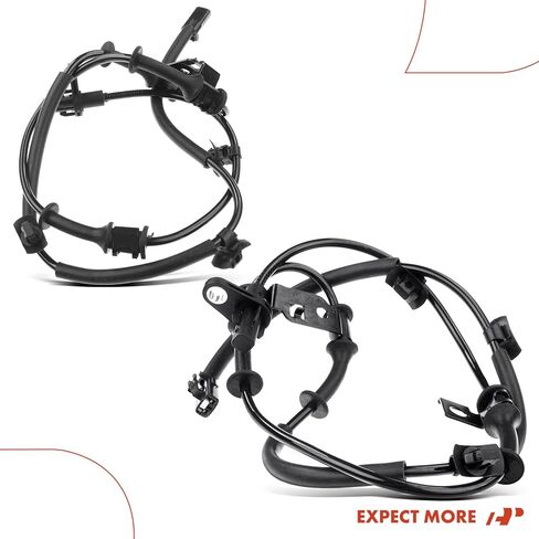 A-Premium ABS Wheel Speed Sensor Compatible with Hyundai Models - Elantra 2012-2013/2015-2016 - Front Driver and Passenger Side, 2-PC Set, Replace# 59830-3X320, 59810-3X320 in Kuwait