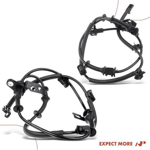 A-Premium ABS Wheel Speed Sensor Compatible with Hyundai Models - Elantra 2012-2013/2015-2016 - Front Driver and Passenger Side, 2-PC Set, Replace# 59830-3X320, 59810-3X320 in Kuwait