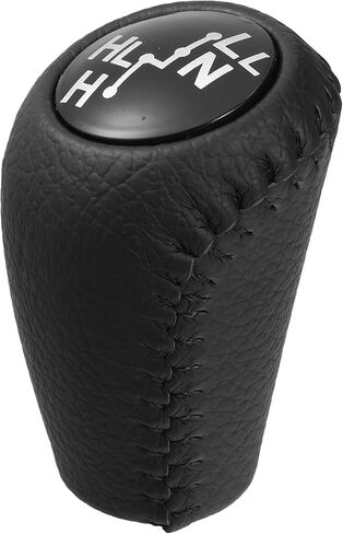 X AUTOHAUX Car Auto Automatic 4 Gear Stick Shift Knob for Toyota Land Cruiser Prado 120 2003-2009 Black Faux Leather in Kuwait