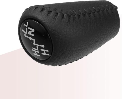 X AUTOHAUX Car Auto Automatic 4 Gear Stick Shift Knob for Toyota Land Cruiser Prado 120 2003-2009 Black Faux Leather in Kuwait