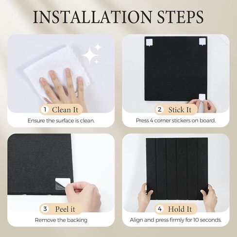 Large Arched Felt Bulletin Board for Wall, 35" x 24" Felt Cork Board Alternative with 6 Adhesive Felt Wall Tiles & Pins, Decorative Pin Board for Photos, Notes, Office, Bedroom Wall Decor in Kuwait
