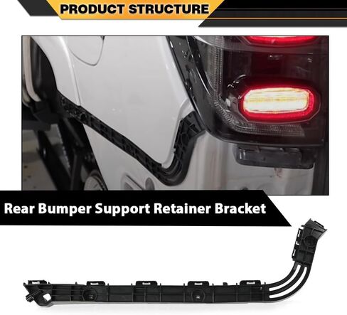 CNNELL Rear Bumper Support Retainer Bracket Compatible with Toyota 4Runner 2010-2022 Passenger & Driver Side ,5215635050, 5215535050 in Kuwait