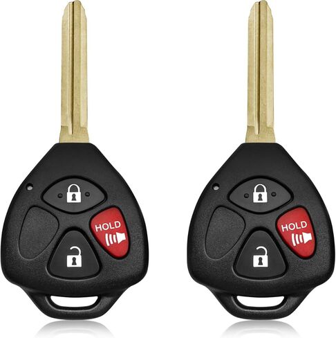 Car Key Fob Remote Keyless Entry Control GQ4-29T 312MHz 3 Button Replacement for 2008 2009 2010 2011 2012 2013 Toyota Corolla Matrix Venza Pontiac Vibe - 2 Pack in Kuwait
