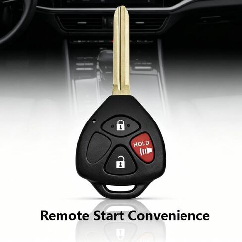 Car Key Fob Remote Keyless Entry Control GQ4-29T 312MHz 3 Button Replacement for 2008 2009 2010 2011 2012 2013 Toyota Corolla Matrix Venza Pontiac Vibe - 2 Pack in Kuwait
