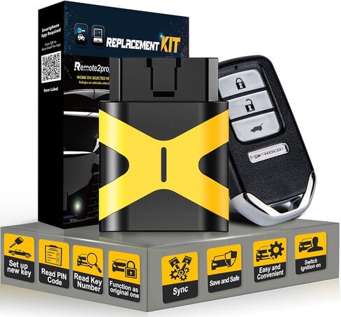 Smart Key Fob Program Kit Replacement for 2016-2020 Honda HR-V Keyless Entry Remote Control 47 Chip KR5V1X (1pcs DIY KIT) in Kuwait