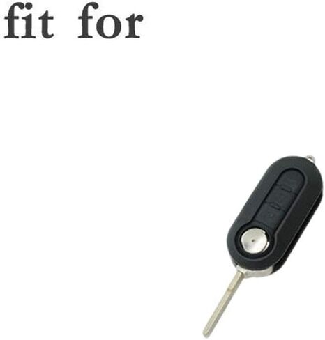 SEGADEN Paint Metallic Color Shell Cover ABS Hard Case Holder Compatible with FIAT Remote Flip Key Fob 3 Button SV0755 Red in Kuwait