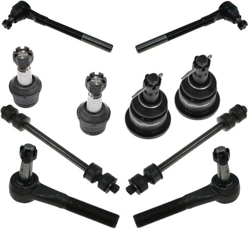 CogitoErgoSum 10pc Kit Ball Joint Tie Rod Sway Bar Left Right for Dodge for Ram 2500/3500 1994-1999 2WD in Saudi Arabia